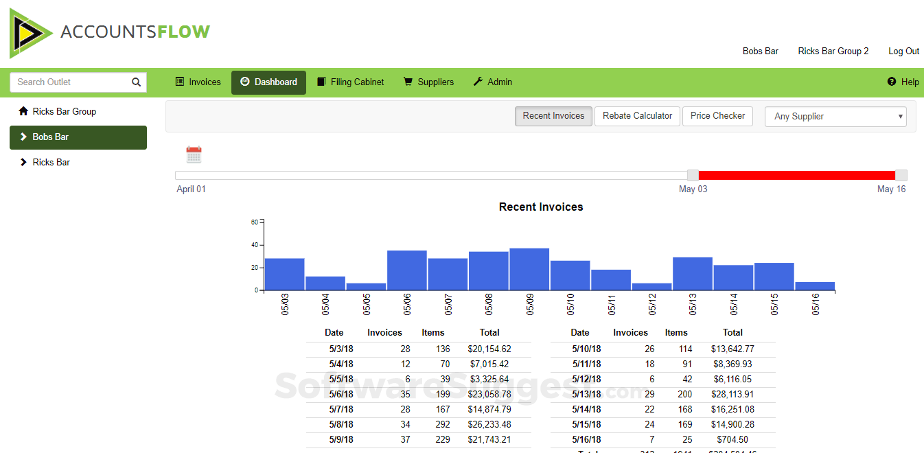 AccountsFlow Screenshot1